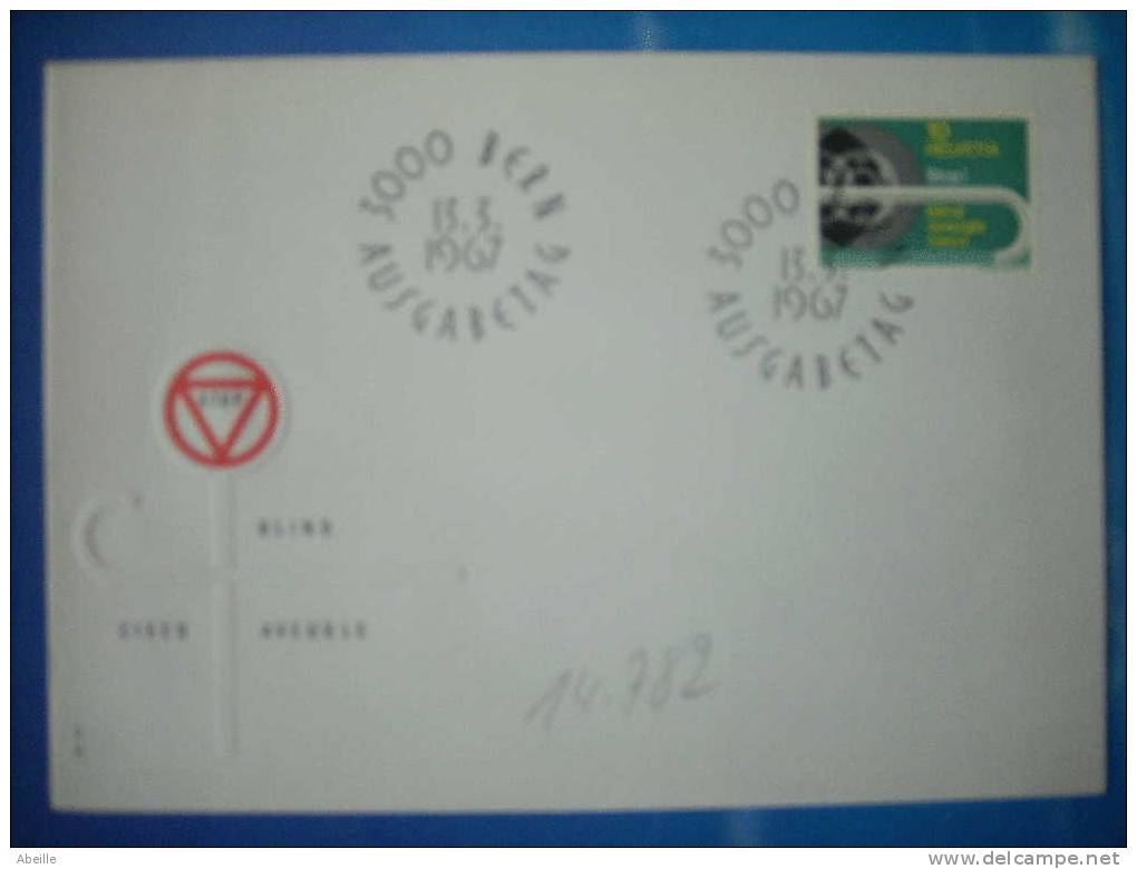 14/7782   FDC   SUISSE BLIND - Handicaps