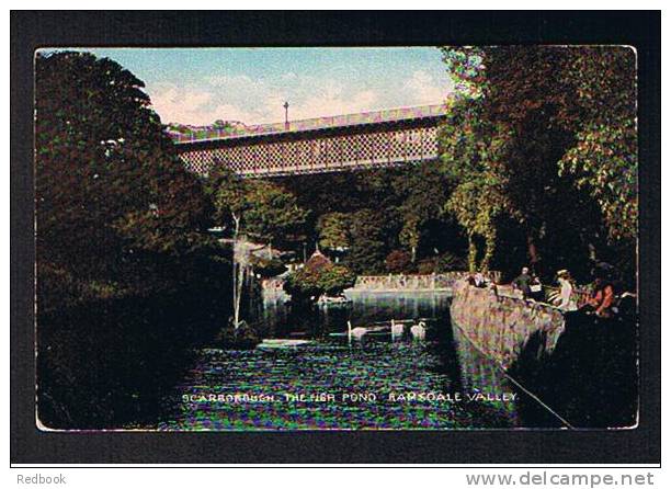 Early Postcard The Fish Pond Ramsdale Valley Scarborough Yorkshire - Ref 371 - Scarborough