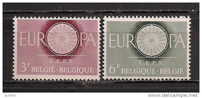BELGIUM EUROPA CEPT 1960 SET MNH - 1960