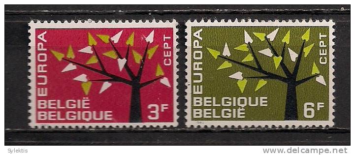 BELGIUM EUROPA CEPT 1962 SET MNH - 1962