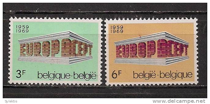 BELGIUM EUROPA CEPT 1969 SET MNH - 1969