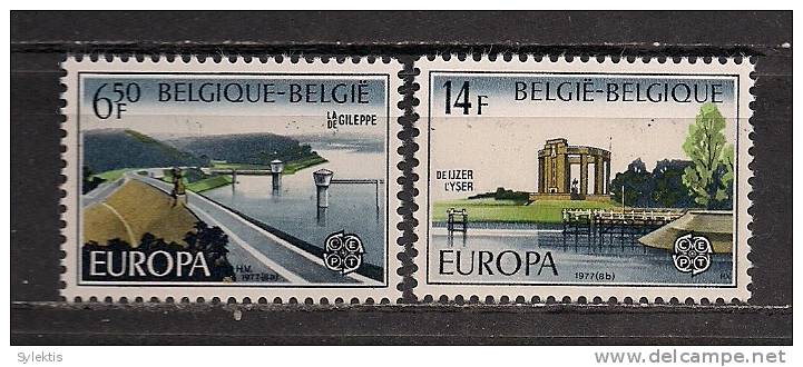 BELGIUM EUROPA CEPT 1977 SET MNH - 1977