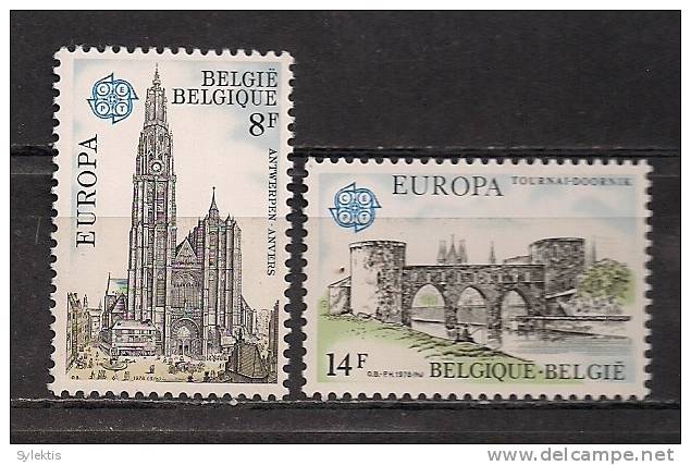 BELGIUM EUROPA CEPT 1978 SET MNH - 1978