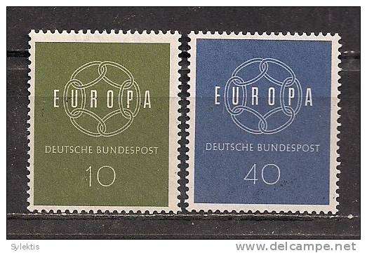 GERMANY EUROPA CEPT 1959 SET MNH - 1959
