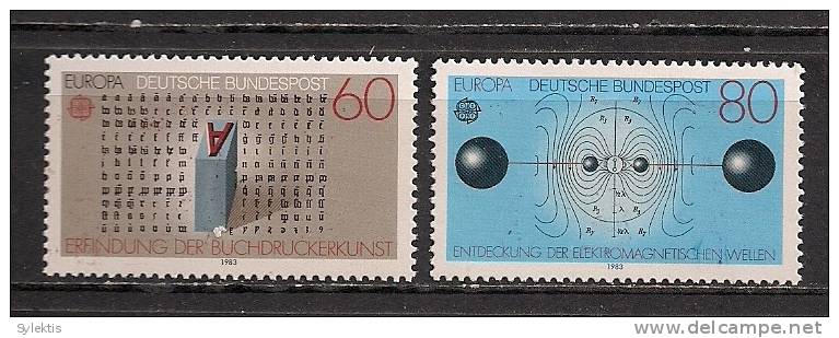 GERMANY EUROPA CEPT 1983 SET MNH - 1983