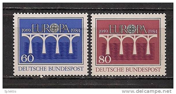 GERMANY EUROPA CEPT 1984 SET MNH - 1984