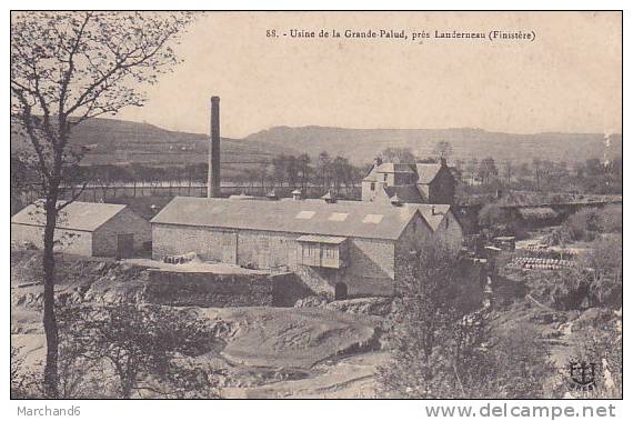 FINISTERE.USINE DE LA GRANDE PALUD PRES LANDERNEAU - Landerneau