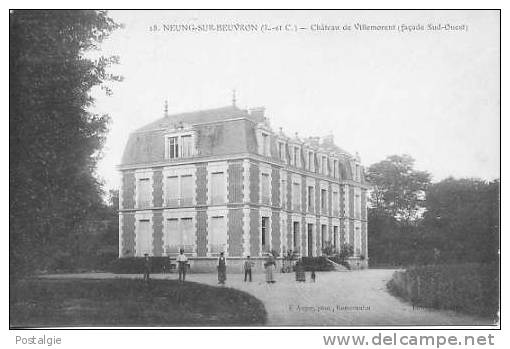 CHATEAU DE VILLEMORENT ( FACADE SUD-OUEST ) - Neung Sur Beuvron