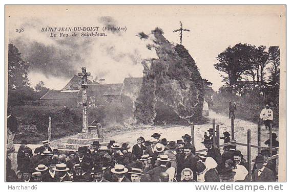 FINISTERE.SAINT JEAN DU DOIGT.LE FEU DE SAINT JEAN - Saint-Jean-du-Doigt