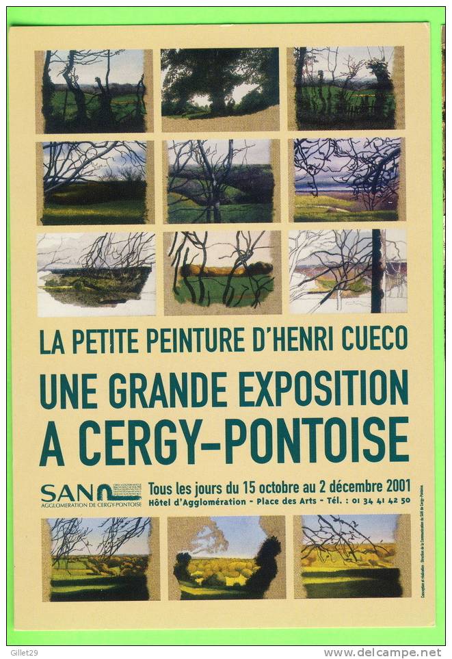 CERGY-PONTOISE (95) - EXPOSITION PETITE PEINTURE D'HENRI CUECO EN 2001 - - Cergy Pontoise