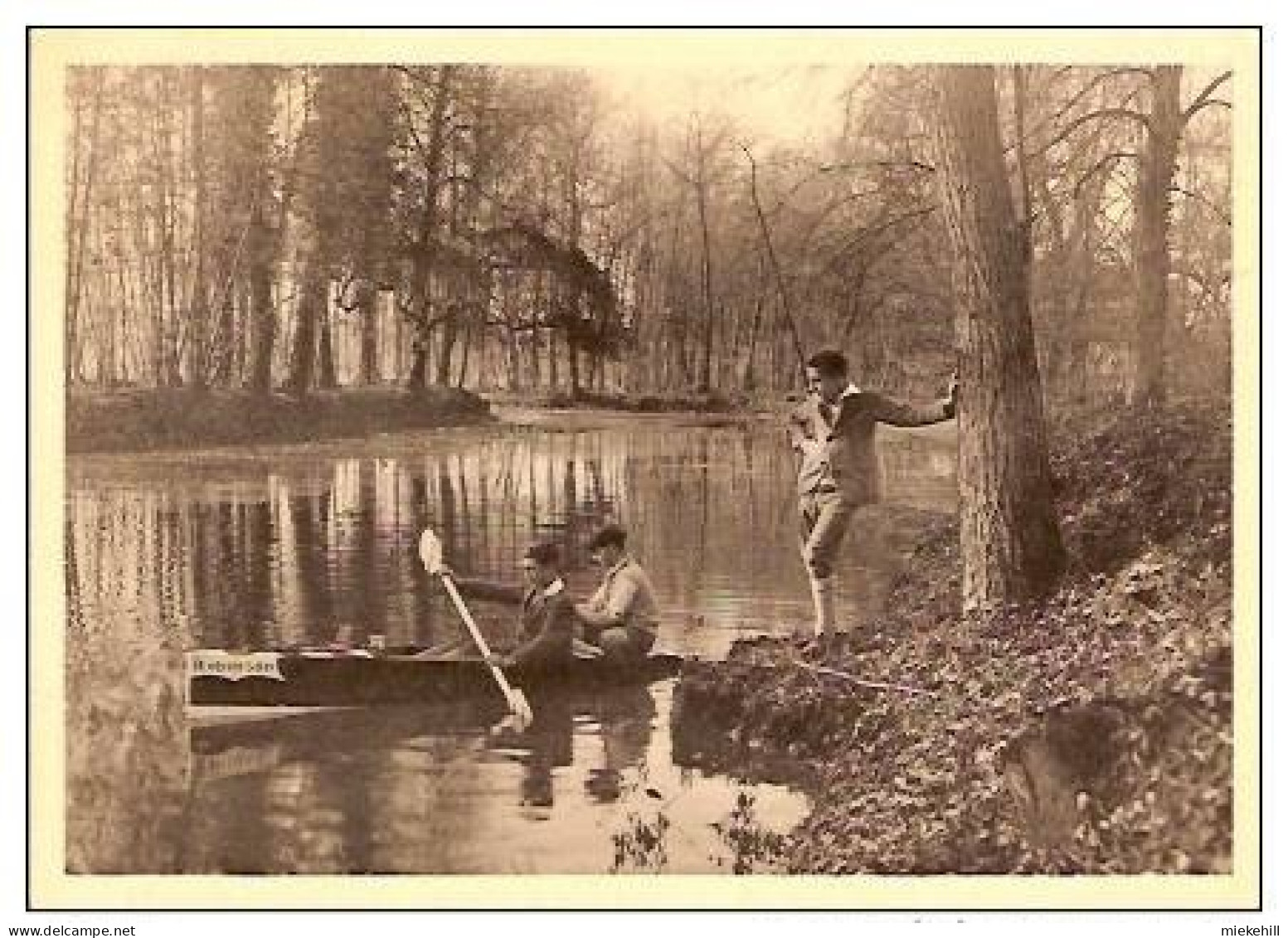 KORTENBERG -ABDIJ-ABBAYE  CANOTAGE AU COIN DE L'ETANG-canoé-kayak-barque - Kortenberg