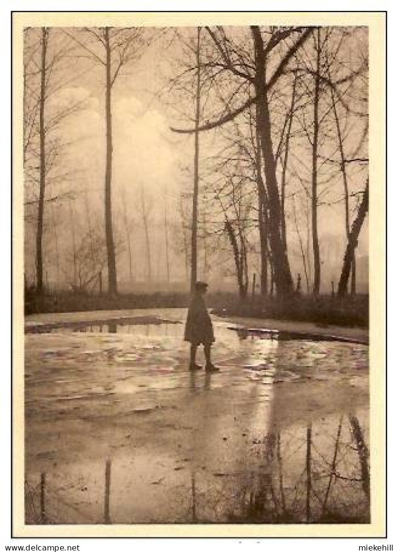 KORTENBERG -ABDIJ-ABBAYE  -reflets Sur La Glace-patinage - Kortenberg