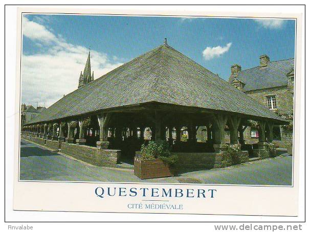 COULEURS DE BRETAGNE QUESTEMBERT Les Halles Et L'église - Questembert