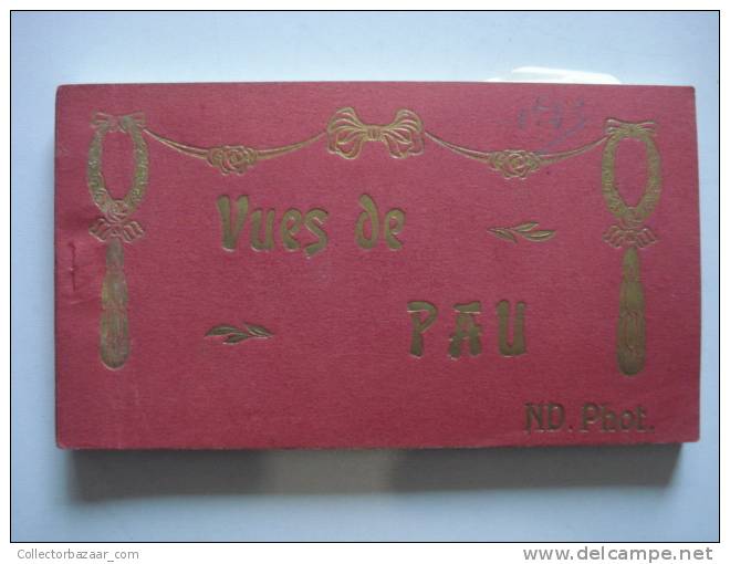 Vues De Pau ND.Phot. POSTCARDS Ca 1900 24 Postcards Carte Postales In Album - Pau