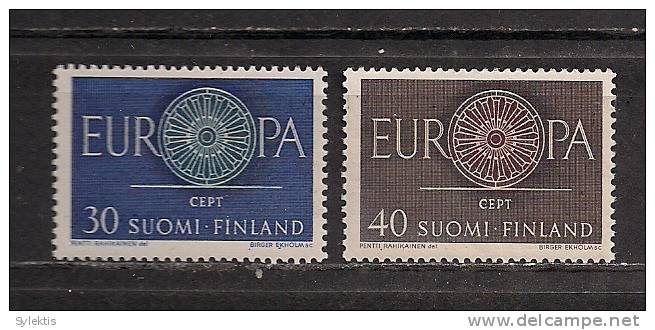 FINLAND EUROPA CEPT 1960 SET MNH - Unused Stamps