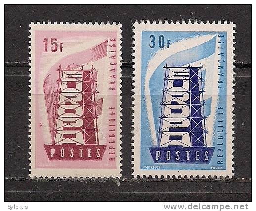 FRANCE EUROPA CEPT 1956 SET MNH - 1956