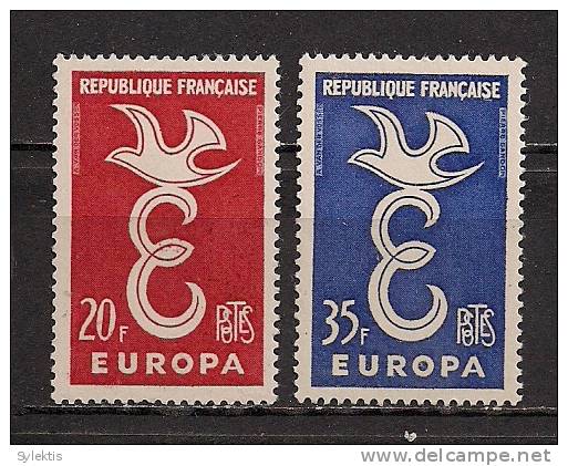 FRANCE EUROPA CEPT 1958 SET MNH - 1958
