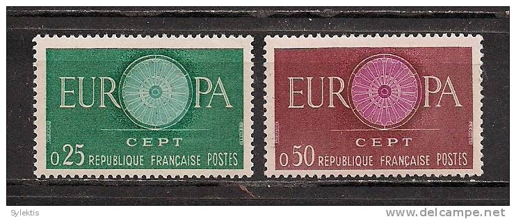 FRANCE EUROPA CEPT 1960 SET MNH - 1960