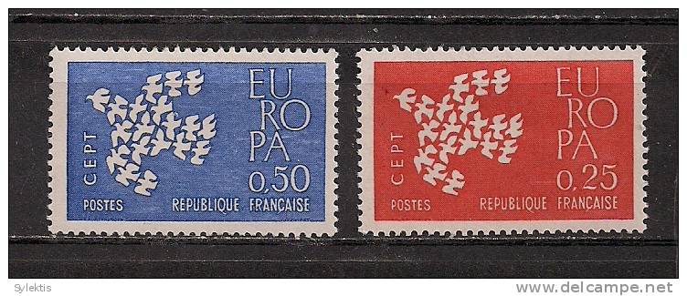FRANCE EUROPA CEPT 1961 SET MNH - 1961