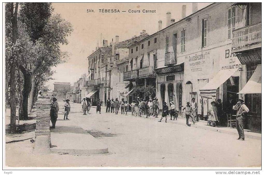 TEBESSA  -  Cours Carnot - Tebessa