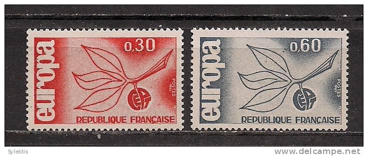 FRANCE EUROPA CEPT 1965 SET MNH - 1965