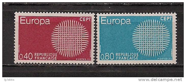 FRANCE EUROPA CEPT 1970 SET MNH - 1970