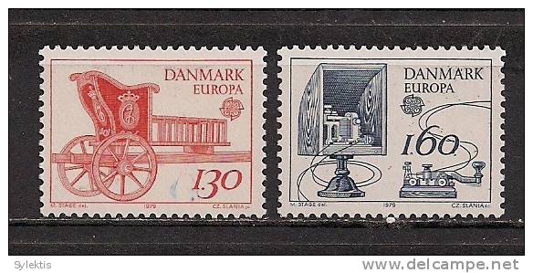 DENMARK EUROPA CEPT 1979 SET MNH - Ungebraucht