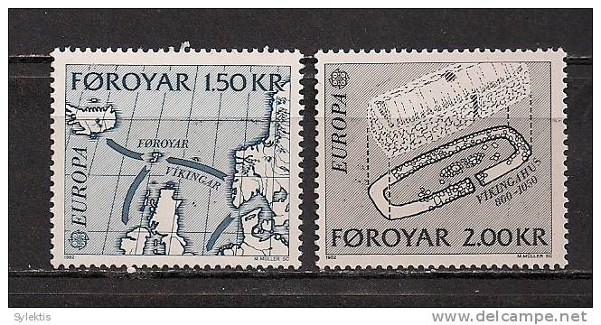 DENMARK FAROE EUROPA CEPT 1982 SET MNH - 1982