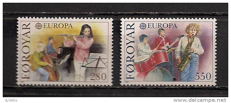 DENMARK FAROE EUROPA CEPT 1985 SET MNH - 1985