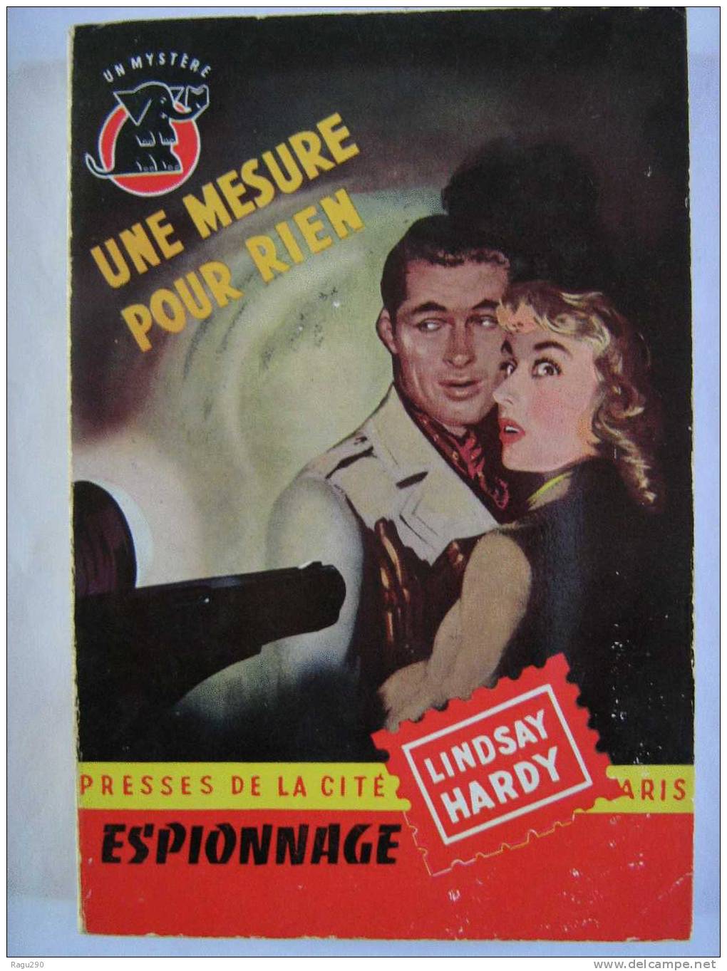 MYSTERE N° 301 UNE MESURE POUR RIEN    Par   LINDSAY HARDY     T.B. E. - Presses De La Cité