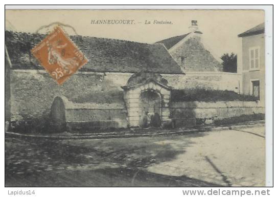 K 440  / CPA   HANNEUCOURT Commune De GARGENVILLE (78)  LA FONTAINE - Gargenville