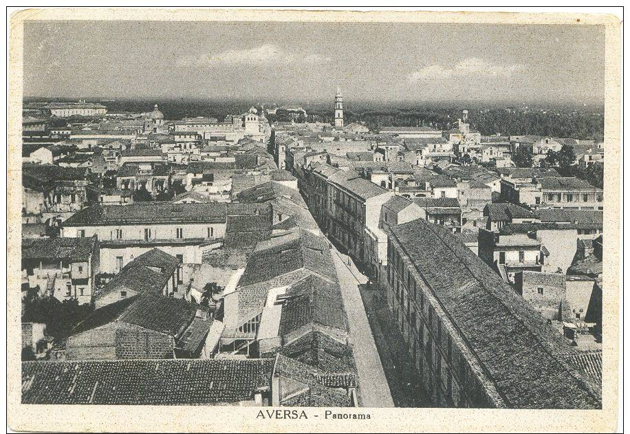 AVERSA - PANORAMA  1951 - Aversa