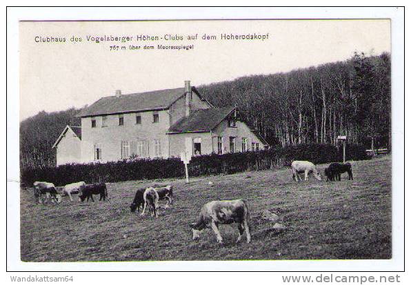 AK Clubhaus Des Vogelsberger Höhen-Club Auf Dem Hoherodskopf  767 M ü. D. M. 11.7.10 7-8 N SCHOTTEN Nach Cassel - Vogelsbergkreis