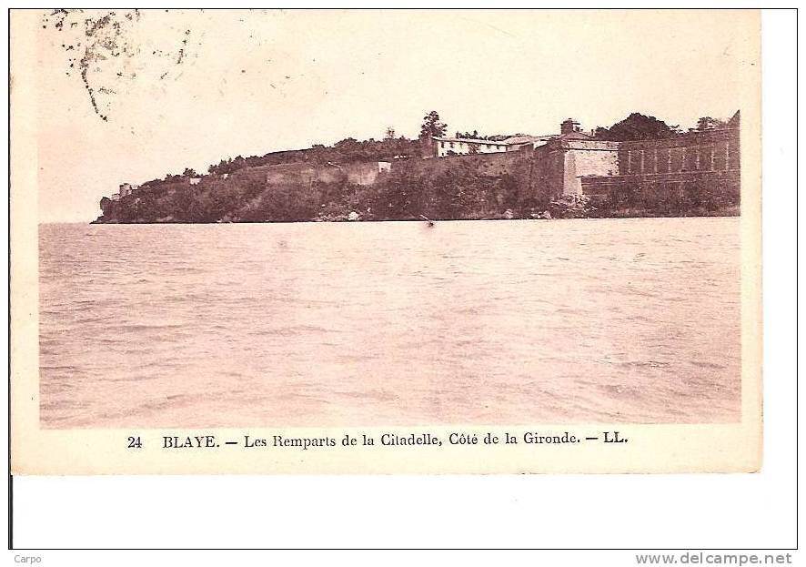 BLAYE. - Les Remparts De La Citadelle, Coté De La Gironde. - Blaye