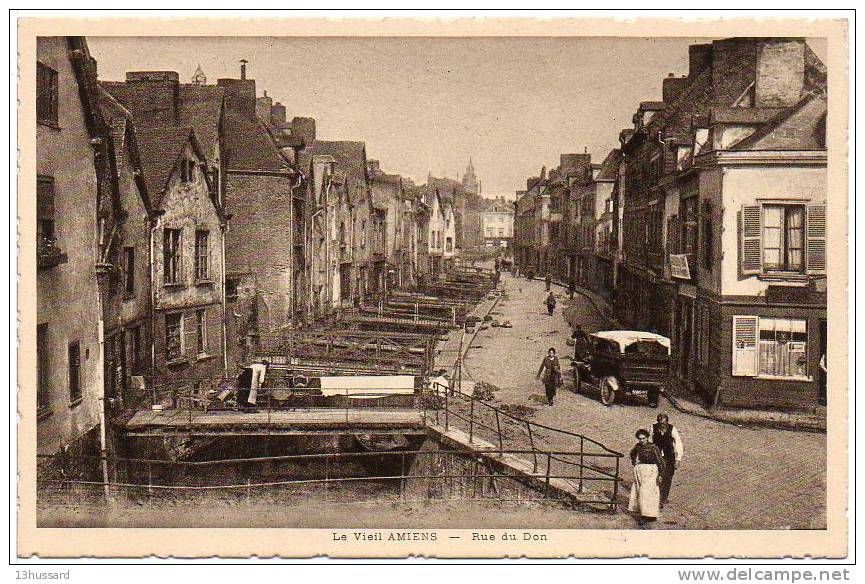 Carte Postale Ancienne Amiens - Rue Du Don - Amiens