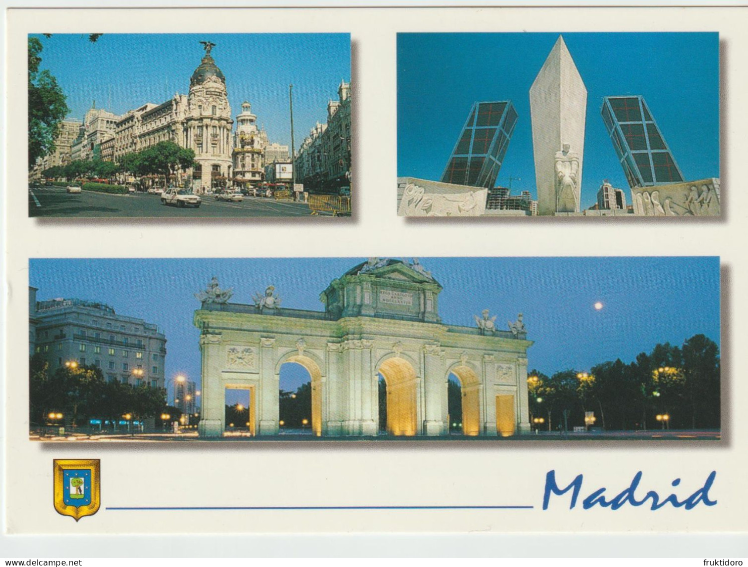 AKES Spain Postcards Madrid Cibeles - Plaza España - Sevilla (Andalucía) - Alicante - Santander - Sammlungen & Sammellose