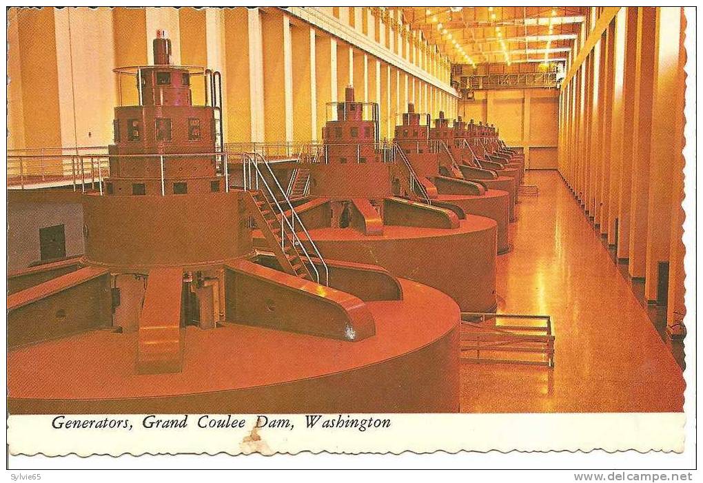 Generators Grand Coulee Dam,WASCHINGTON - Sonstige & Ohne Zuordnung