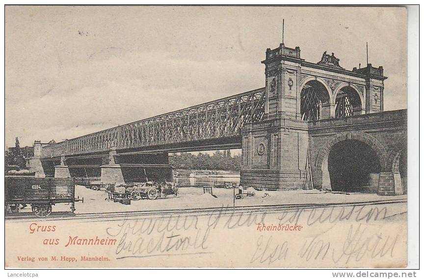 GRUSS AUS MANNHEIM / KHEINBRÜCKE - Mannheim