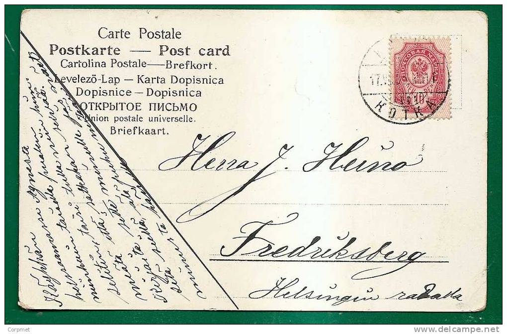 FINLAND - 1905 POSTCARD - Type Of Russia Stamp - Briefe U. Dokumente
