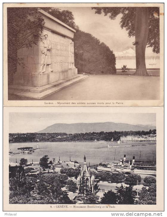 Genève : 2 Cartes - Genève