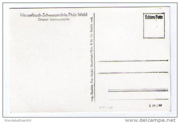 AK Meuselbach - Schwarzmühle / Thür. Wald Ortsteil Schwarzmühle - Altenburg