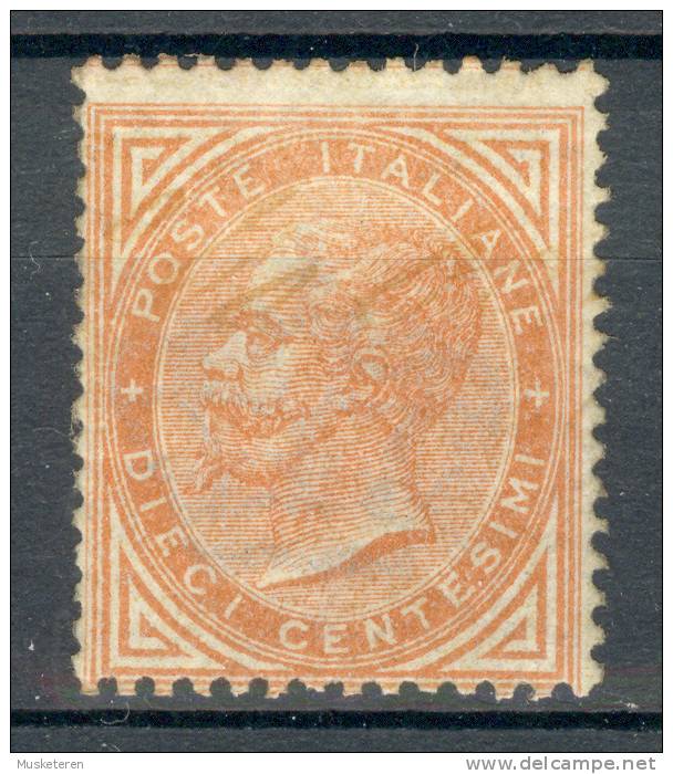 Italy 1863 Mi. 17 King König Vittorio Emanuele II €2500,- MH* VERY SCARCE Super Quality RRR !! - Neufs