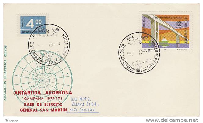 Argentina-1978 Base De Ejercito General San Martin  Cover - Other & Unclassified