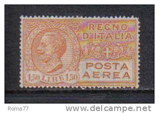 3RG1005 - REGNO 1926 ,  Posta Aerea 1,50 Lira N. 6  * - Luftpost