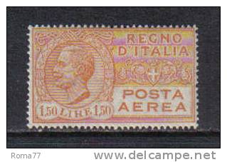 3RG1006 - REGNO 1926 ,  Posta Aerea 1,50 Lira N. 6  * - Luftpost