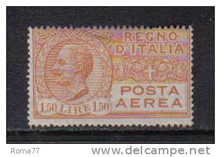 3RG1007 - REGNO 1926 ,  Posta Aerea 1,50 Lira N. 6  * - Correo Aéreo