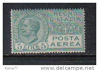 3RG1015 - REGNO 1926 ,  Posta Aerea 5  Lire N. 7   * - Airmail