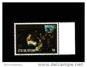 VATICAN CITY/VATICANO - 1996  CHRISTMAS  MINT NH - Nuevos