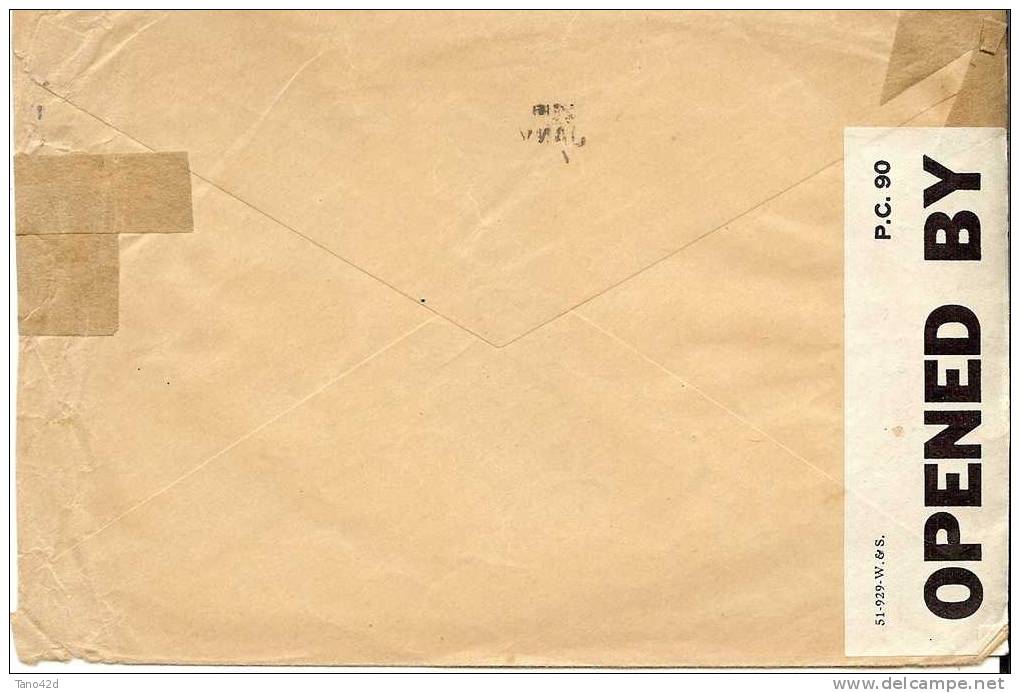 REF LBO2 -  ALGERIE LETTRE ALGER / GENEVE 20/1/1943 CENSURE - Briefe U. Dokumente