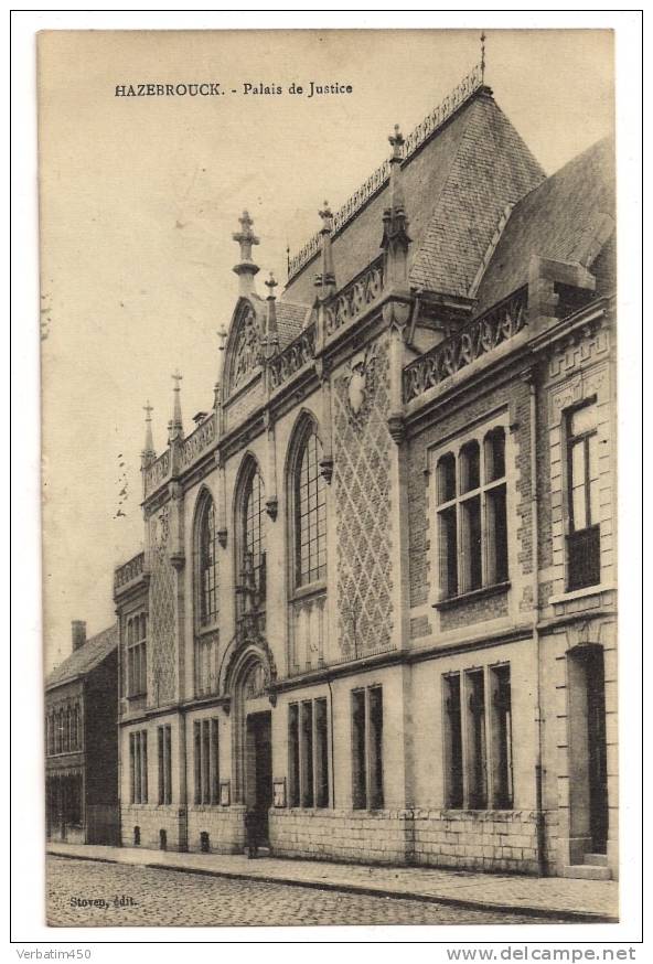 59..HAZEBROUCK..PALAIS DE JUSTICE..1915 - Hazebrouck